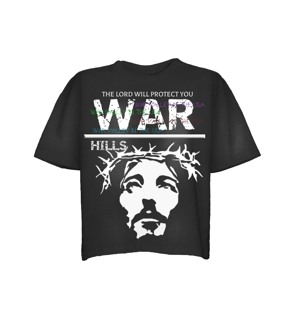 The lord will protect you drop shoulder tee